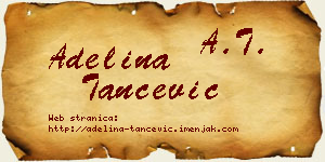 Adelina Tančević vizit kartica